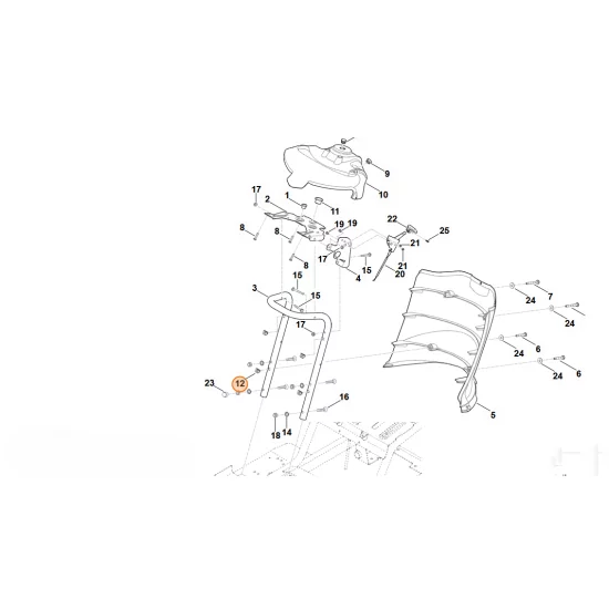 STIHL  nakrętka klatkowa M6 9991 003 1046